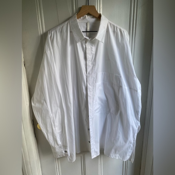 BARBARA I GONGINI Plus size Oversized Patch Pocket Shirt NWOT - Picture 6 of 11